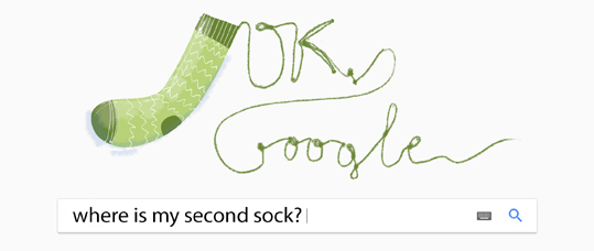 OK Google, where is my second sock? 