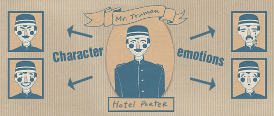 Hotel Porter. Part 3. Character and emotions